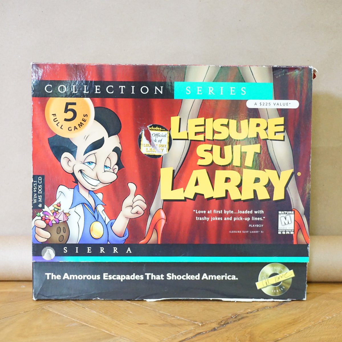 Leisure Suit Larry Collection Series PC CD-ROM 1 2 3 4 5 offers 6 & Official Book Boxed