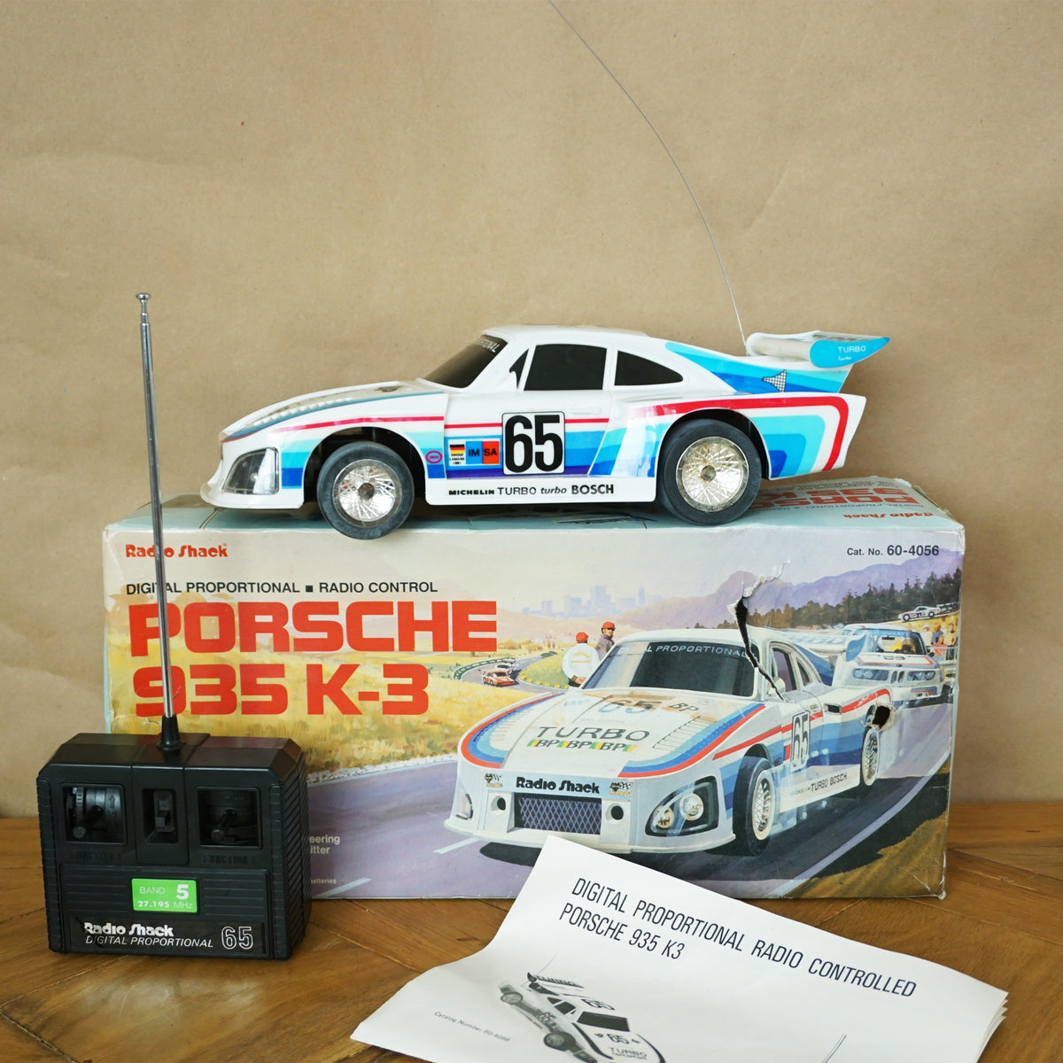 VTG Radio Shack/Nikko Porsche K-3 RC Car By discount Tandy- 60-3076 - TESTED - FREE S&H!