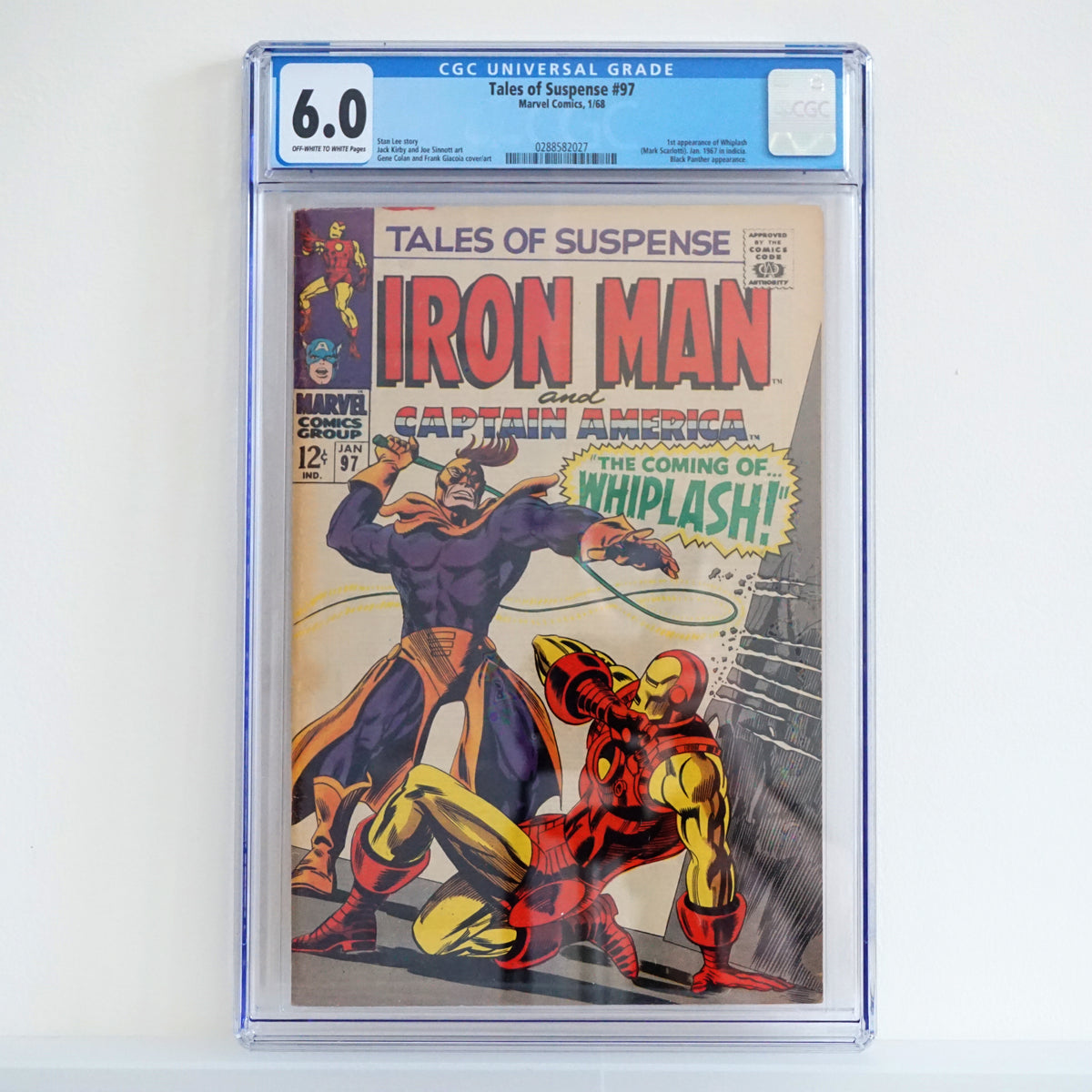 Tales of buying suspense 97 cgc 7.0 first whiplash marvel comic