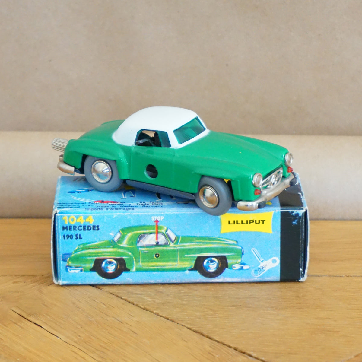 LILLIPUT version of Schuco Green Micro Racer Mercedes 190SL 