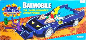 1984 Vintage DC COMICS Super Powers Collection Batmobile with Batman and Robin