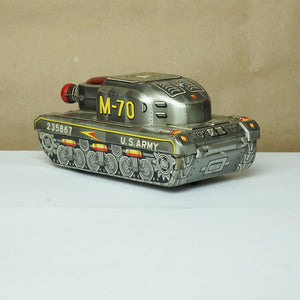 Ultra Rare Vintage Tin Litho CRAGSTON Tank Toy. M-70 235867. Made in Japan.