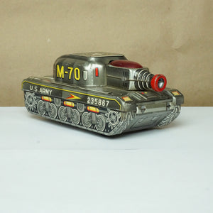 Ultra Rare Vintage Tin Litho CRAGSTON Tank Toy. M-70 235867. Made in Japan.