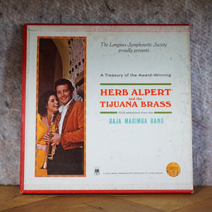 1974 HERB ALPERT and the TIJUANA BRASS plus BAJA MARIMBA BAND Treasury of 5 Vinyl Records Box Set