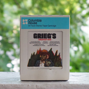 1970s Lot of 2 x 8-Track Stereo Tape Cartridges: Saturday Night Fiedler, Grieg's Greatest Hits