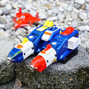 1980s Vintage DAIRUGGER: Vehicle Force Voltron. #5 Air Team, Falcon Jet Fighter & #6–10 Sea Team Included.