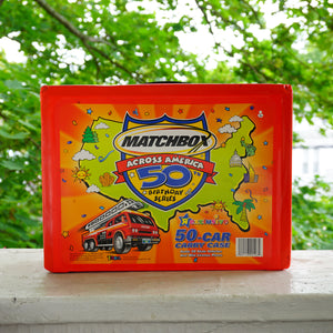 2001 MATCHBOX Across America 50th Birthday Series. 50 Toy Car Carry Case.
