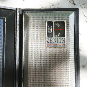 1960s Vintage ZENITH Japan 506 Wallet Royal 16 Transistor Radio. Model R16Y1.
