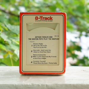 1970s Arthur Fiedler and the Boston Pops Play THE BEATLES, 8-Track Stereo Tape Cartridge