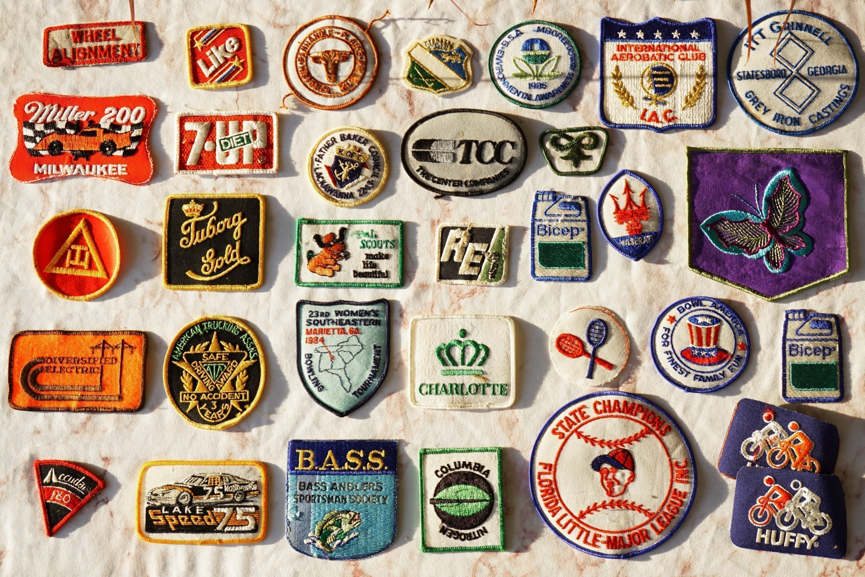 Vintage patches