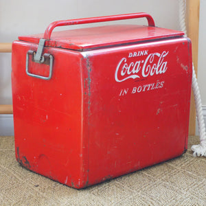 Vintage coca cola store cooler