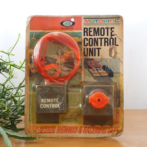 1967 Vintage MOTORIFIC Remote Control Unit. For All Action Highwar & Racerific Sets. Factory Sealed.