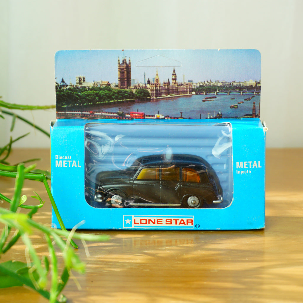 1980 Vintage Diecast LONE STAR London Taxi in Box. Model 1247. Made in England.