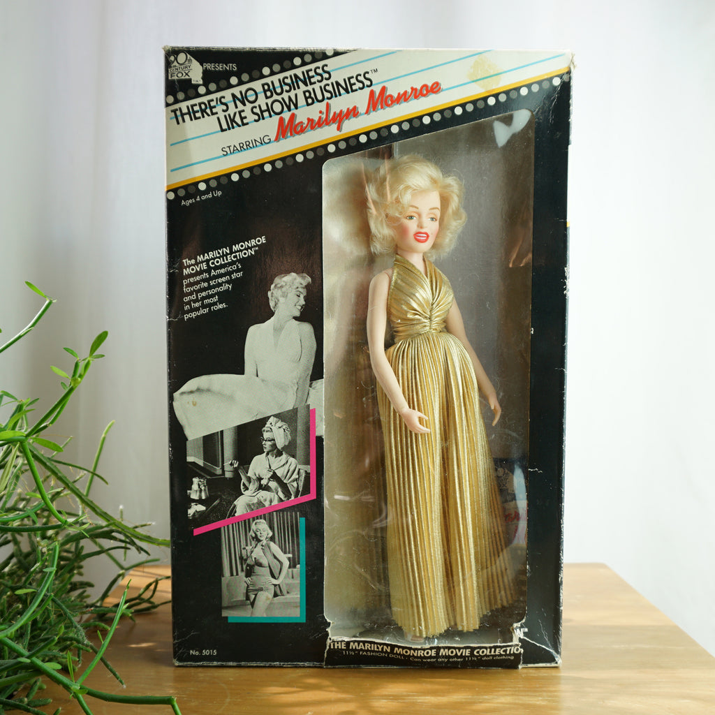 1982 Vintage "There's No Business Like Show Business" MARILYN MONROE 11.5" Fashion Doll. TRISTAR No.5015