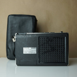 1970s Vintage CRAIG 2629 Compact Portable Cassette Recorder with Black Carrying Case. For Parts.