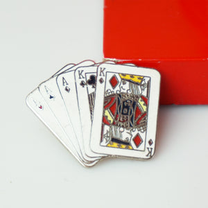 Vintage Playing Cards Pin
