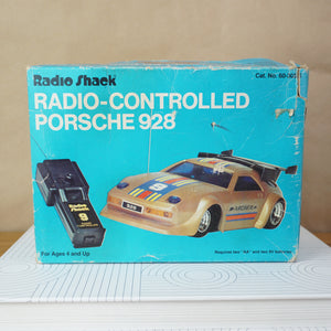 1980s Vintage Radio Shack No. 60-3025 RC Metallic Gold Porsche 9 Tandy 928