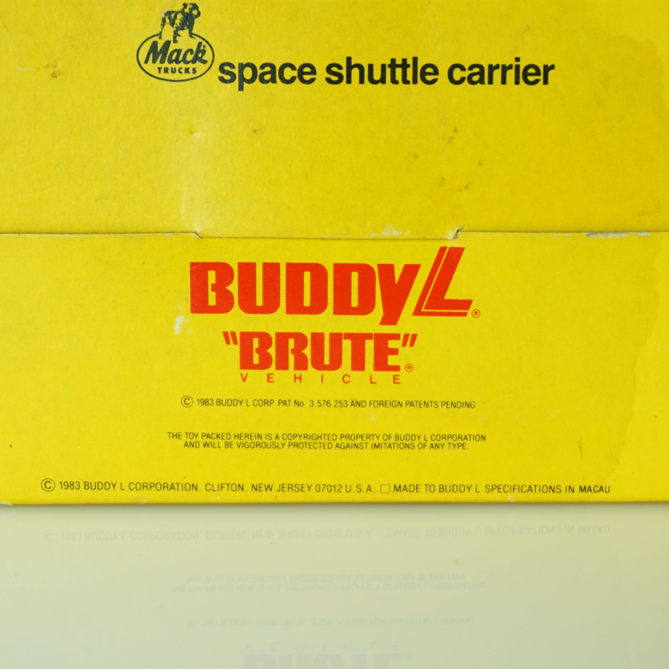 1983 Vintage Diecast BUDDY L "Brute" Mack Trucks NASA Space Shuttle Carrier