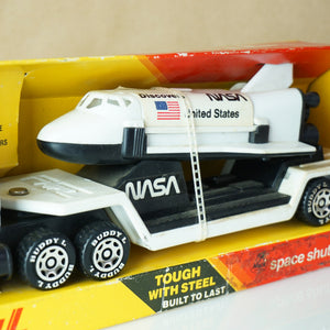 1983 Vintage Diecast BUDDY L "Brute" Mack Trucks NASA Space Shuttle Carrier
