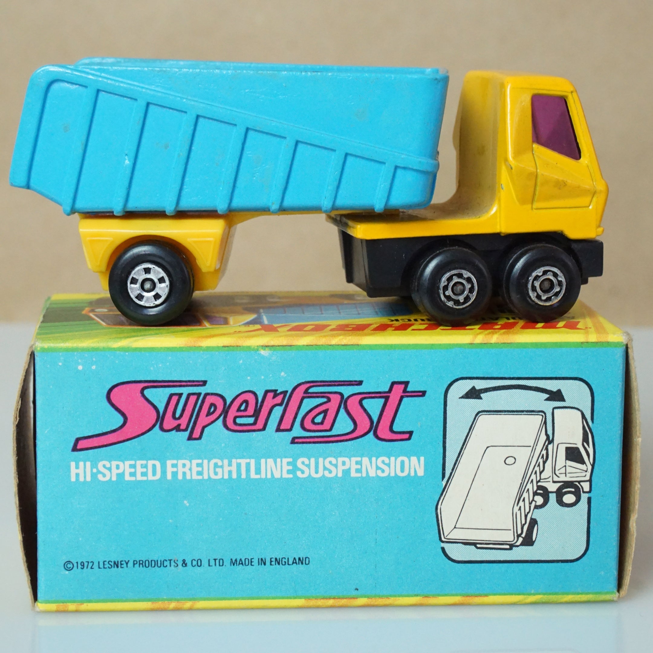 1973 Vintage Diecast MATCHBOX Superfast Articulated Truck No. 50. Lesney, U.K.