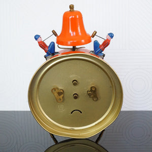 1960s Vintage JERGER "Busy Boy" Wind-up Alarm Clock. Made in West Germany.