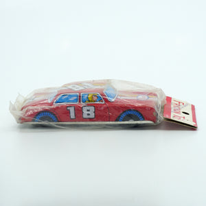 Collectible Vintage Mid-Century Esso Champion Friction Toy Car #18. Made in Japan.