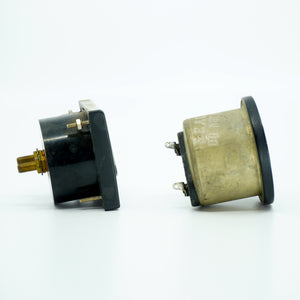 Set of 2 Vintage Amp Gauges. Simpson AC Ampere & Hickok Mod Current Meters