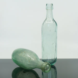 1800s Round Bottom Bottle Collection, Set of 3 Antique Soda