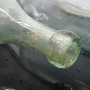 1800s Set of Two Hand-Made Antique Bottles from the 19th Century to the Beginning of the 20th