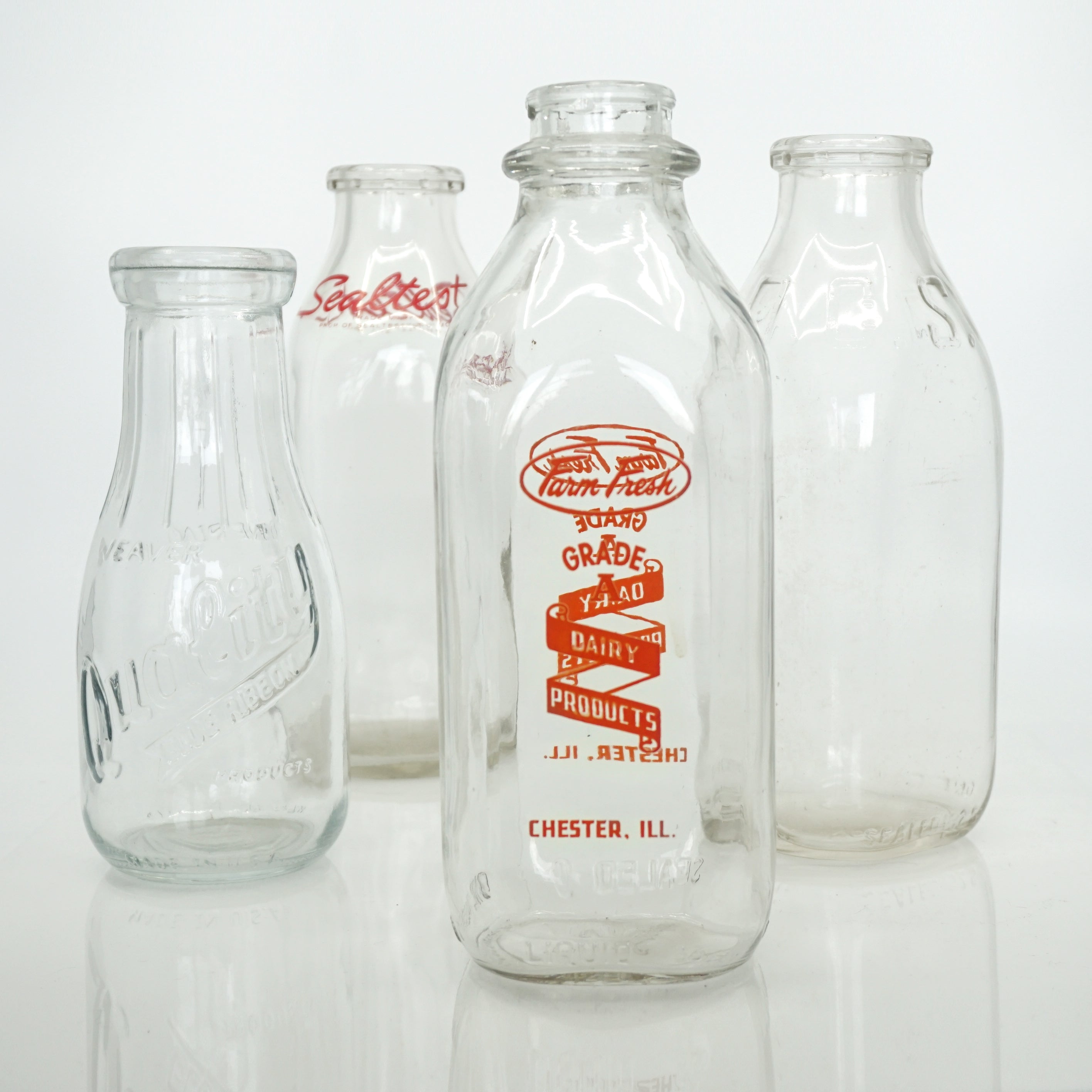 Old-Fashioned Milk Bottles