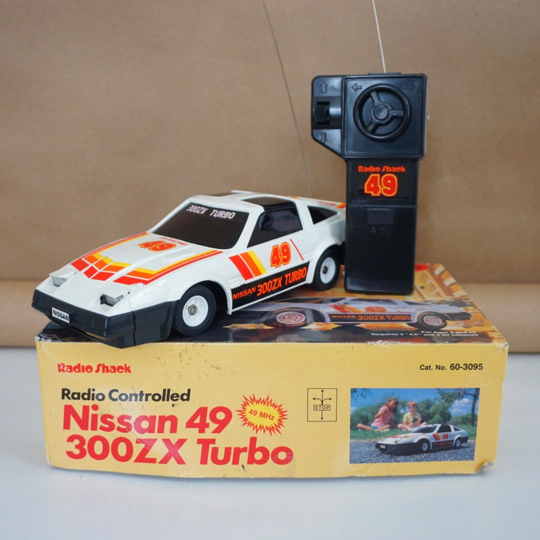 1980s Nissan 49 300ZX Turbo RC Car for Radio Shack. Radio Controlled. #60-3095. Made in Hong Kong.