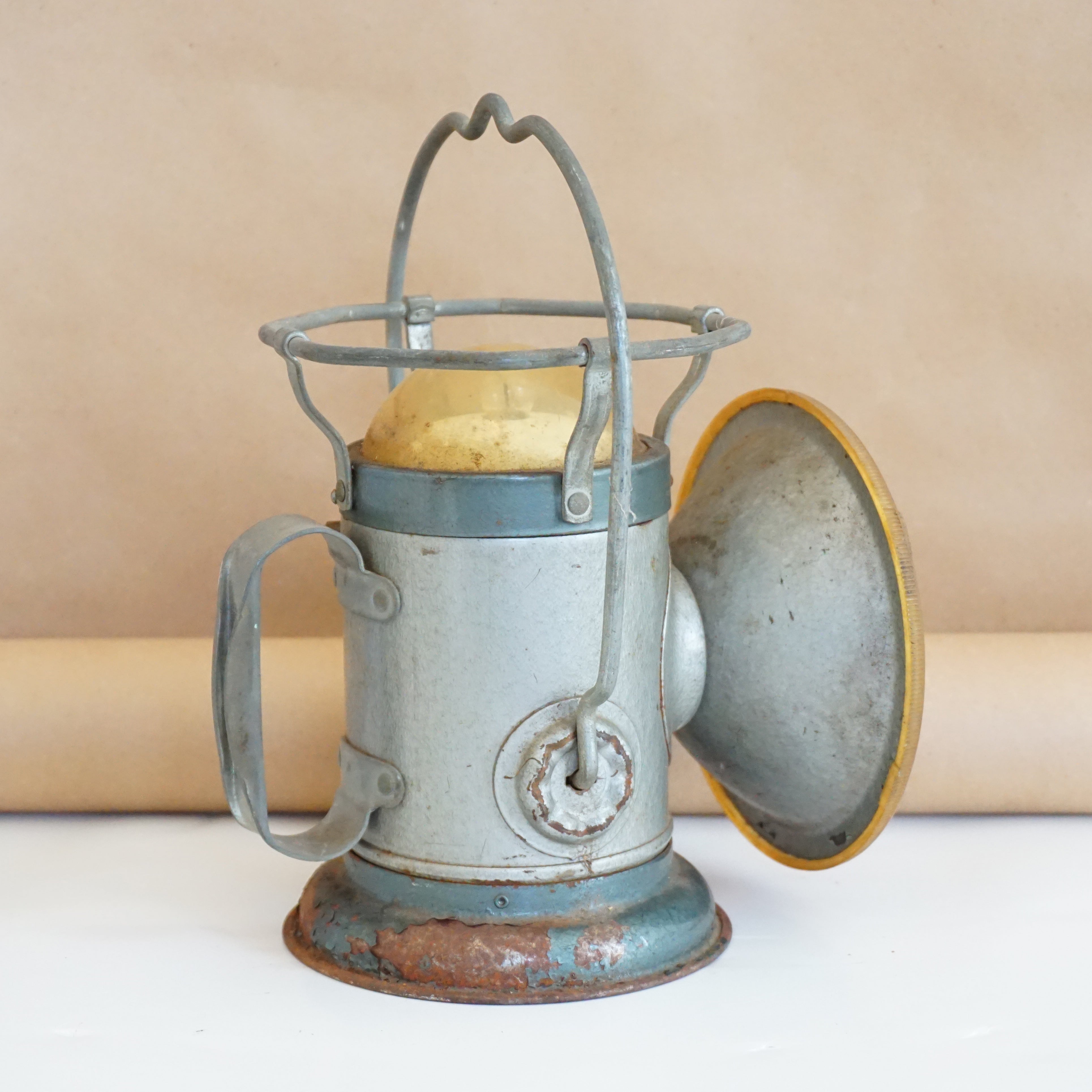 Large Vintage-style Electric Railroad Lantern 