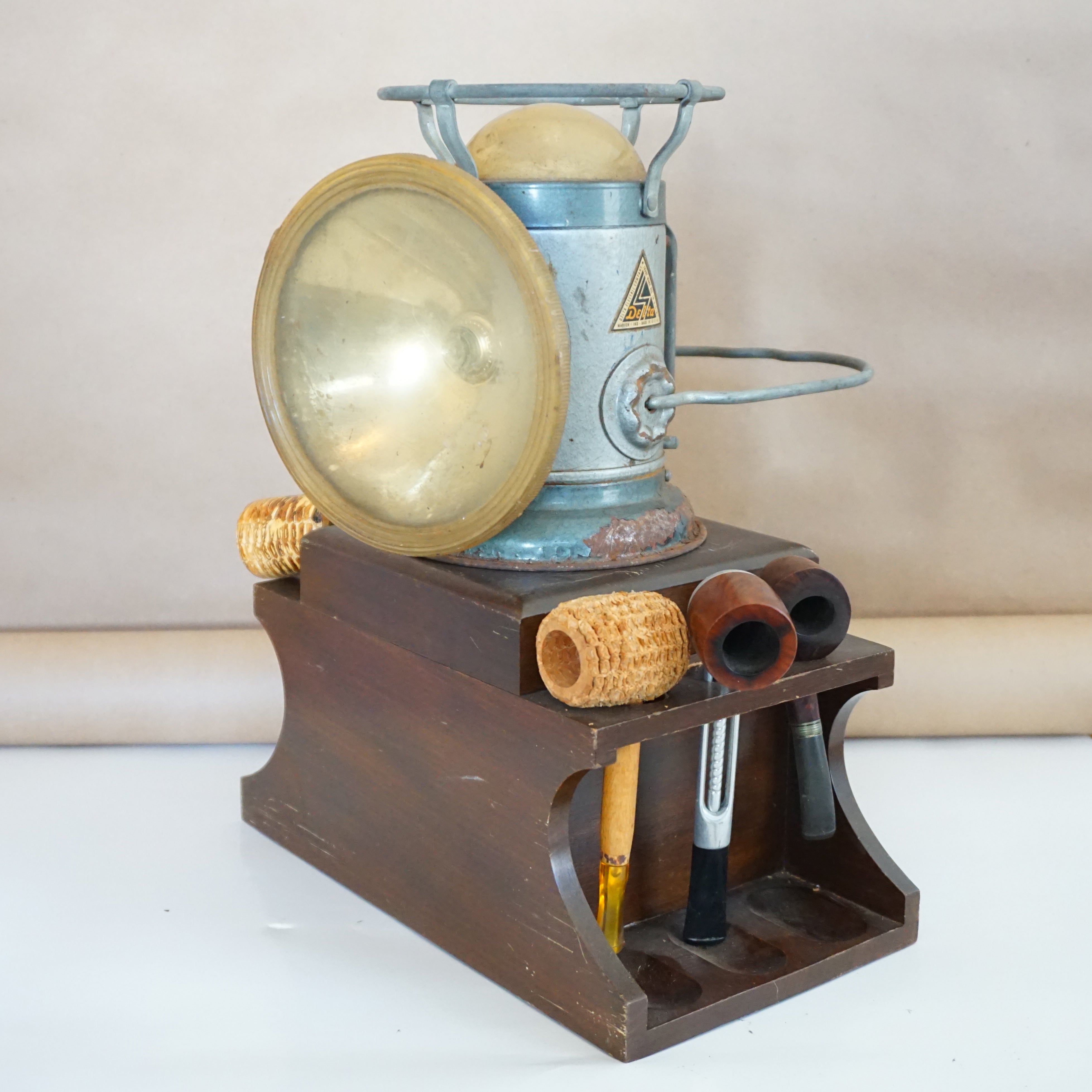 Large Vintage-style Electric Railroad Lantern 