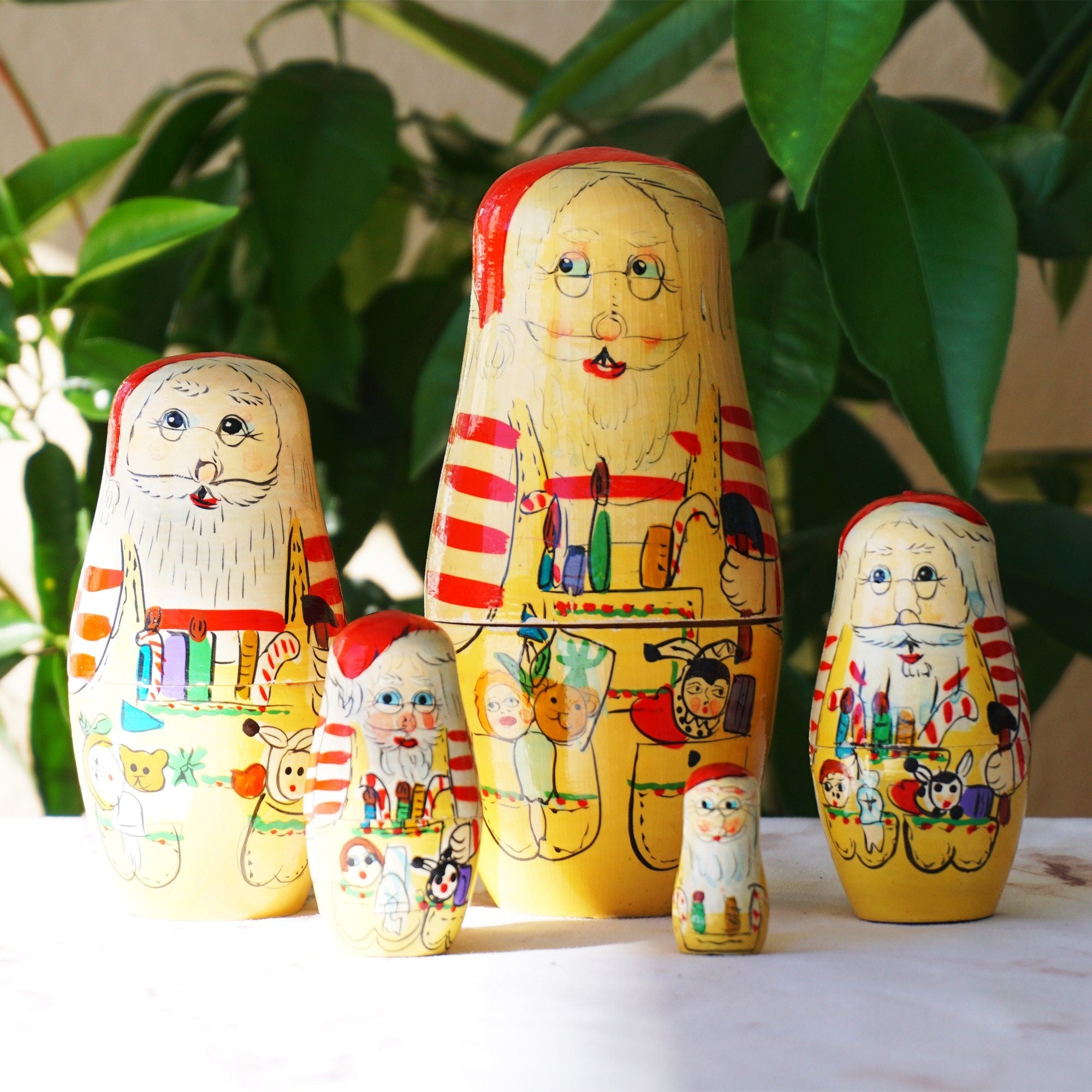 Santa babushka dolls on sale